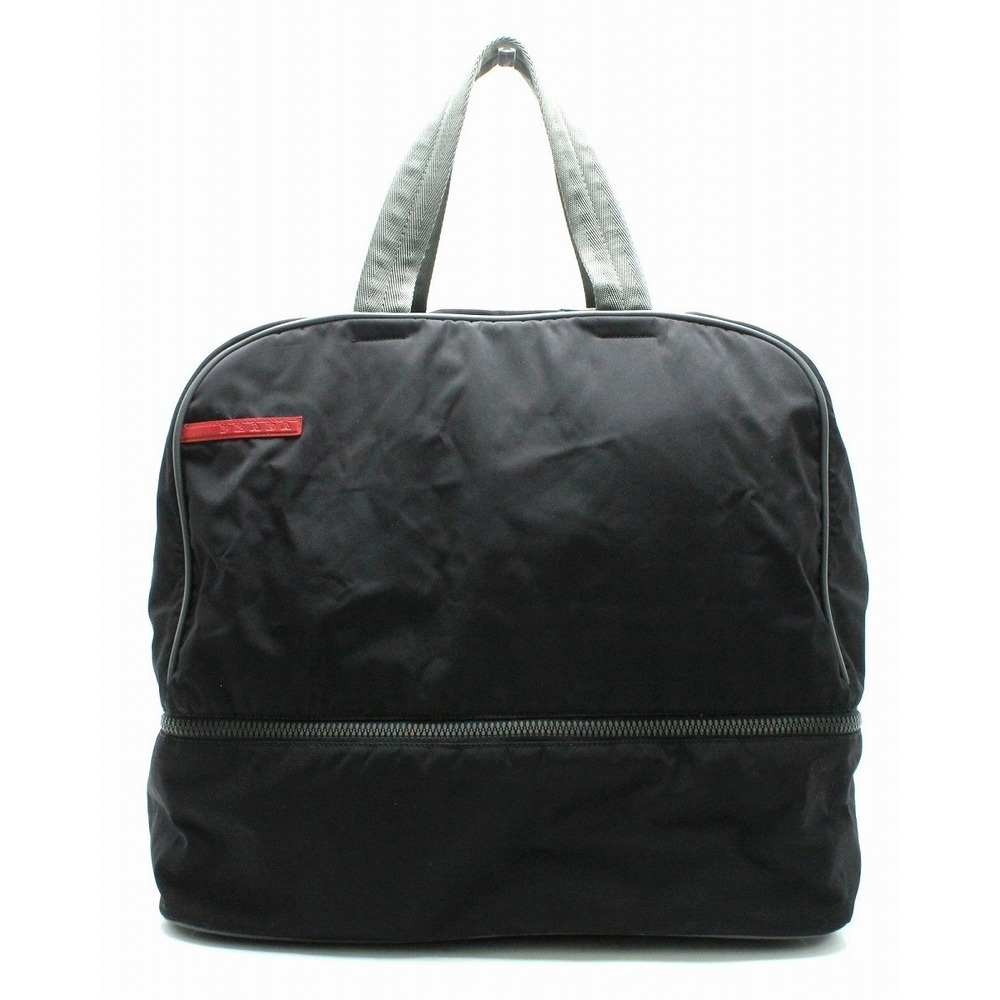 Prada Sports Handbag Tote Bag Black